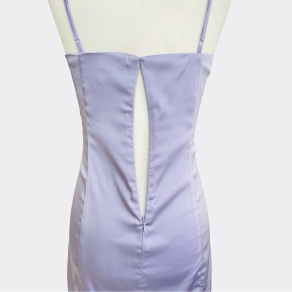 Aritzia Sunday Best Shimmer Mini Dress Lavender 6 NWT - Picture 8 of 15